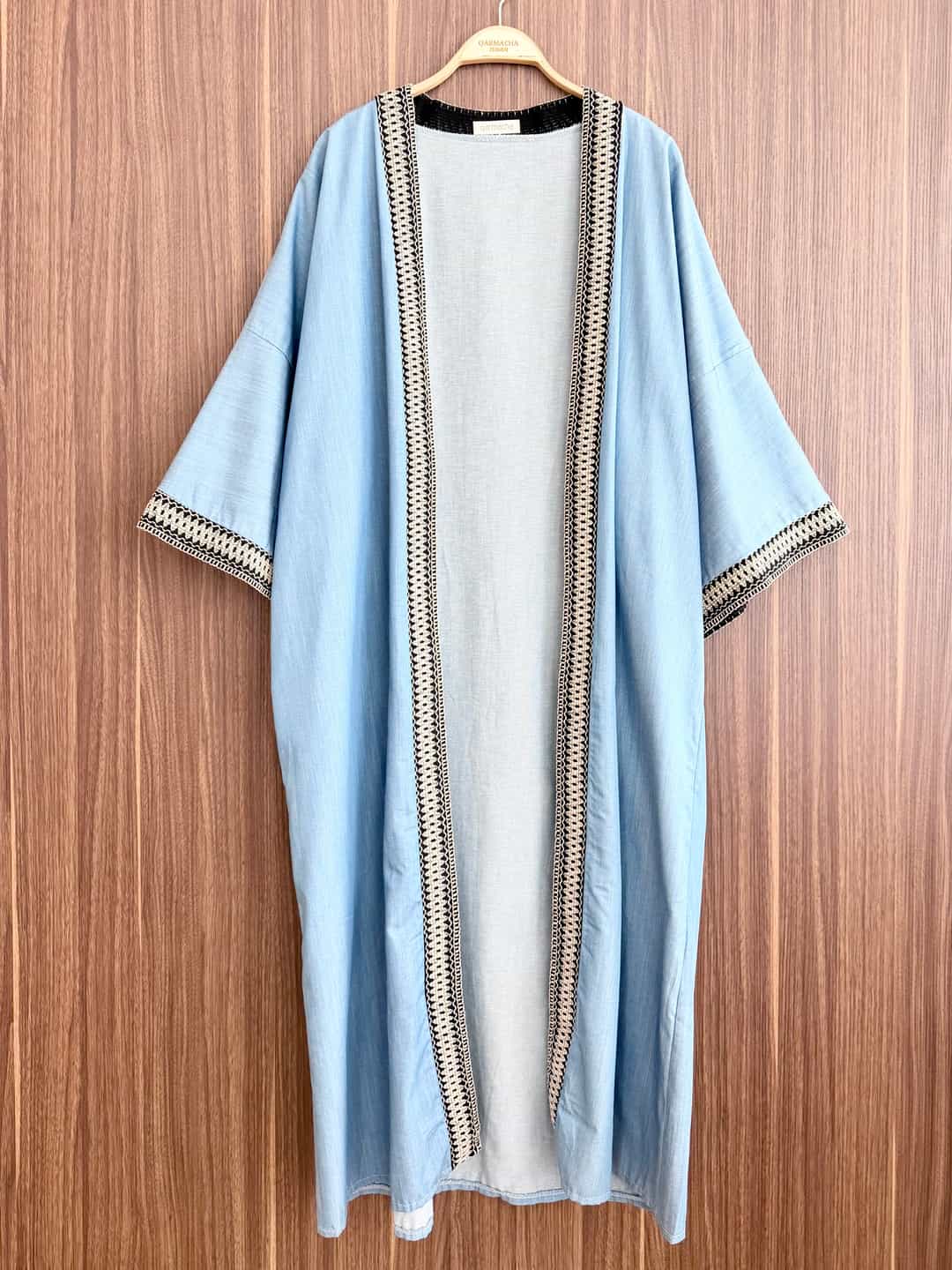 Kot Görünümlü Kimono Abaya