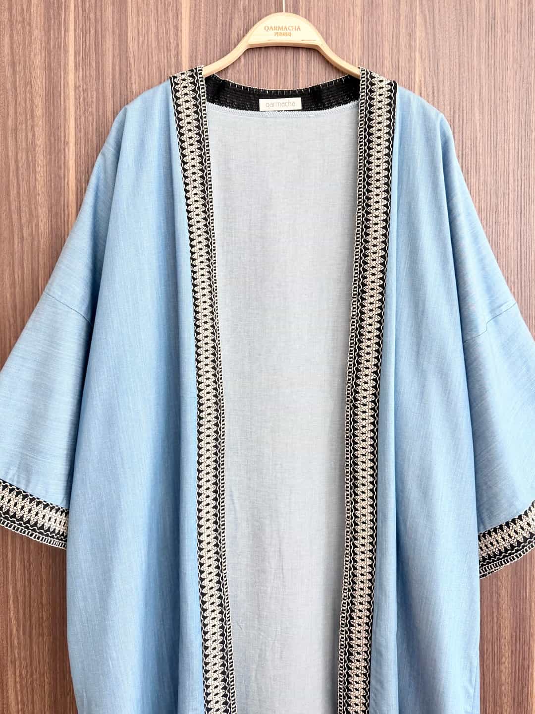 Kot Görünümlü Kimono Abaya